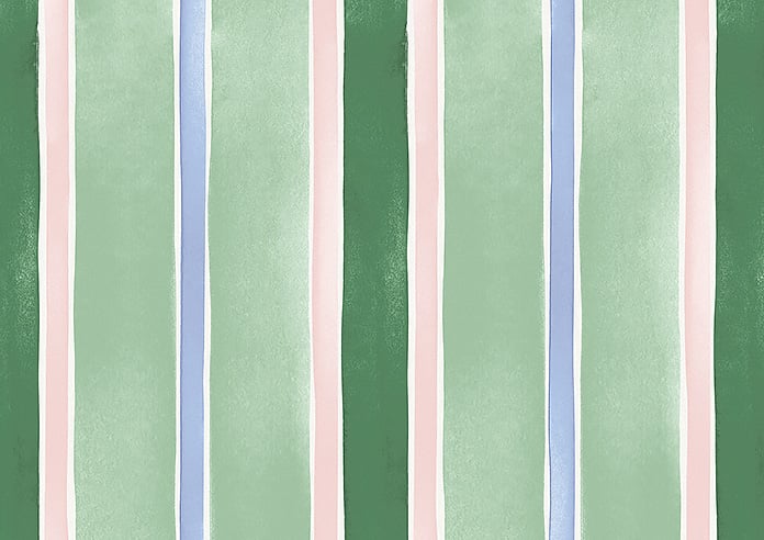 Bluebellgray Seaside Stripe, Seaglass - Twist&Fit Roman Blind - Image 7